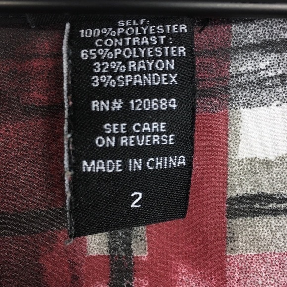 TORRID Top Blouse Pullover Plaid Grid Stripe Sheer Lightweight Plus Size 2X - Picture 8 of 12